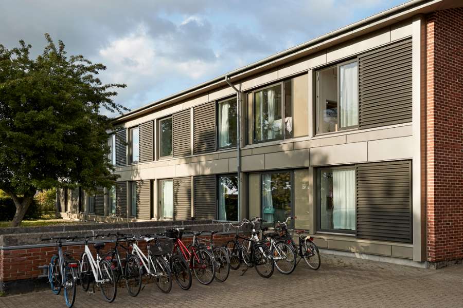 The smart decision – façade protected with aluminium cassettes from DS Stålprofil, Vilhelm Kiers Kollegium, Snogebæksvej 11-21, 8210 Århus